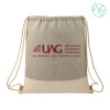 Thumbnail image for  Split Recycled Cotton Grey/Natural Drawstring Bag