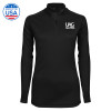 Thumbnail image for  Syntrel Womens Black Interlock 1/4 Zip