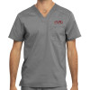 Thumbnail image for  Mens Grey Revolution Scrub Top