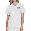 Thumbnail image for  Womens White WW Originals V Neck Scrub Top