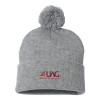 Thumbnail image for  Sportsman Heather Grey Pom Pom Cuffed Beanie