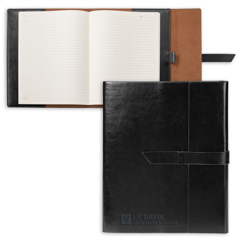  Fabrizio Black Portfolio w/Loop Closure - Veterinary Medicine Engraved