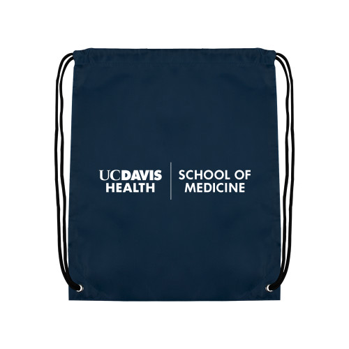  Navy Drawstring Backpack - School of Medicine