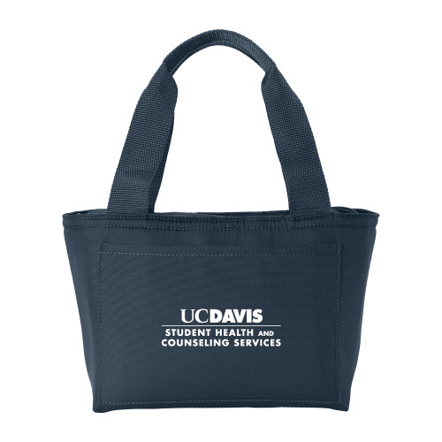  Insulated Navy Lunch Tote - UC Davis Student Health and Counseling Services Centered