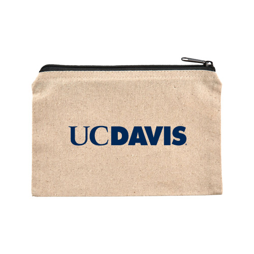  8oz. Natural Cotton Travel Pouch - Primary Insitituinal Mark