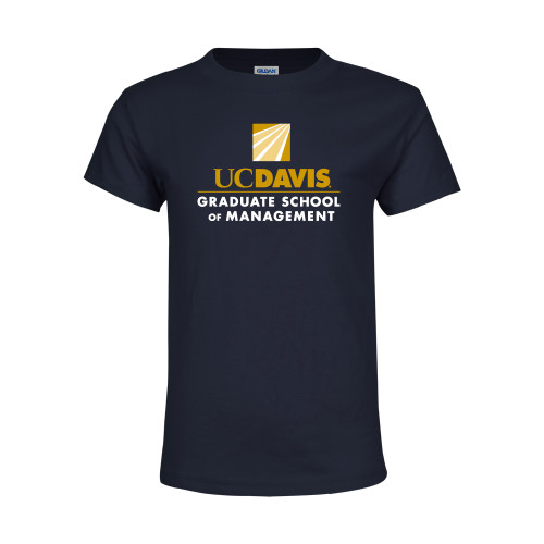  Youth Navy T Shirt - Graduate School of Management Stacked
