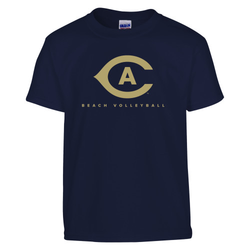  Youth Navy T Shirt - Beach Volleyball