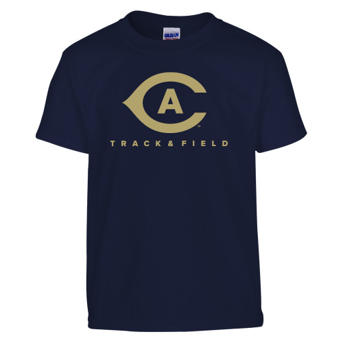  Youth Navy T Shirt - Track and Field