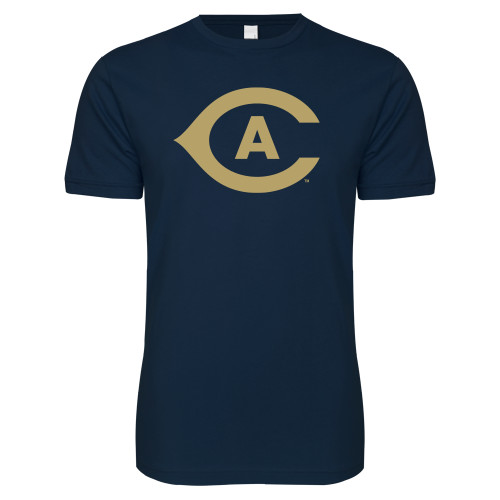 Next Level Navy SoftStyle T Shirt - Secondary Athletics Mark