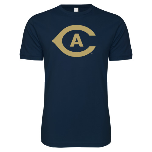  Next Level Navy SoftStyle T Shirt - Secondary Athletics Mark