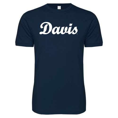 UC Davis Next Level Navy SoftStyle T Shirt