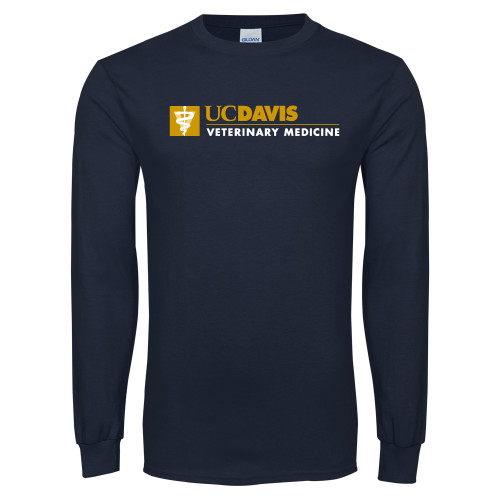  Navy Long Sleeve T-Shirt - Veterinary Medicine