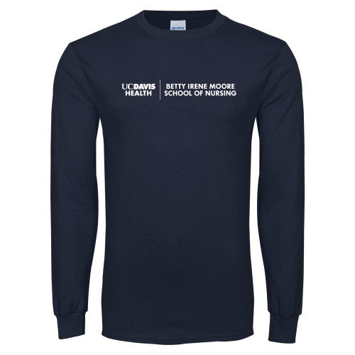  Navy Long Sleeve T-Shirt - Betty Irene Moore School of Nursing