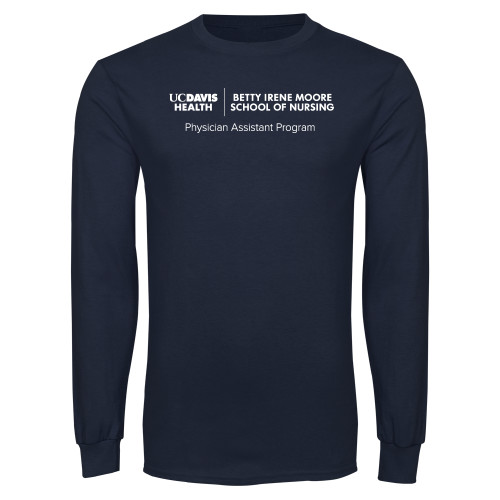  Navy Long Sleeve T Shirt - Physician Assistant Program - UCDH