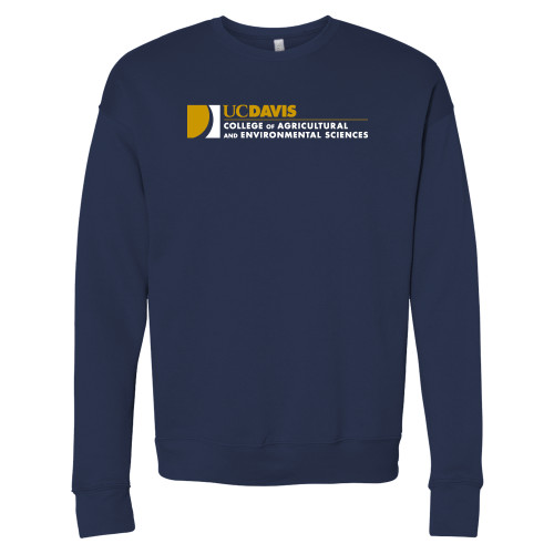  Bella + Canvas Navy Fleece Crew - College of Agricultural and Environmental Sciences