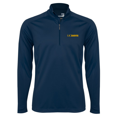  Syntrel Navy Interlock 1/4 Zip - UC DAVIS