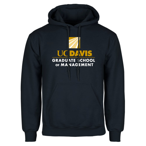 Navy Fleece Hoodie - Graduate School of Management Stacked