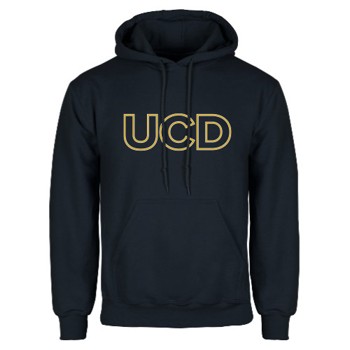  Navy Fleece Hoodie - UCD Mark