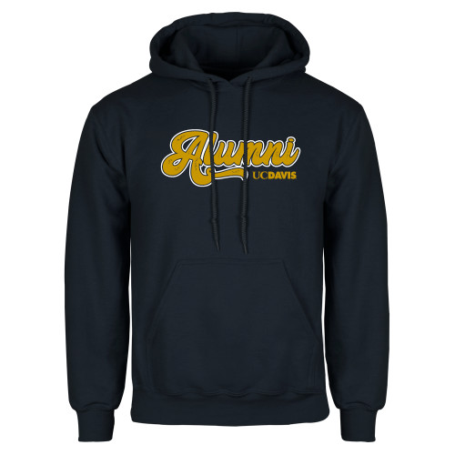  Navy Fleece Hoodie - UC Davis Alumni Vintage Script