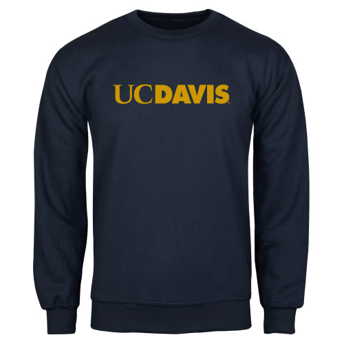  Navy Fleece Crew - UC DAVIS