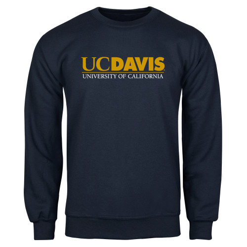  Navy Fleece Crew - UC DAVIS U of C