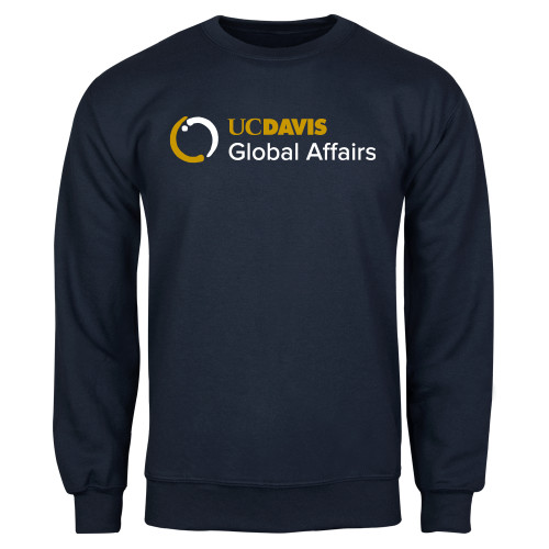  Navy Fleece Crew - UC Davis Global Affairs Flat