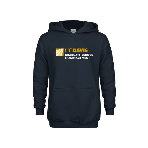  Youth Navy Fleece Hoodie - Graduate School of Management Flat