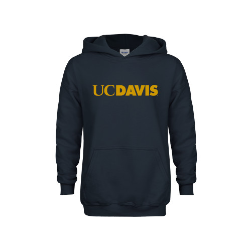  Youth Navy Fleece Hoodie - UC DAVIS