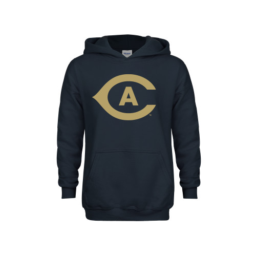  Youth Navy Fleece Hoodie - Secondary Athletics Mark