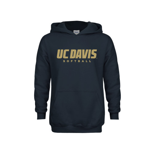  Youth Navy Fleece Hoodie - Softball