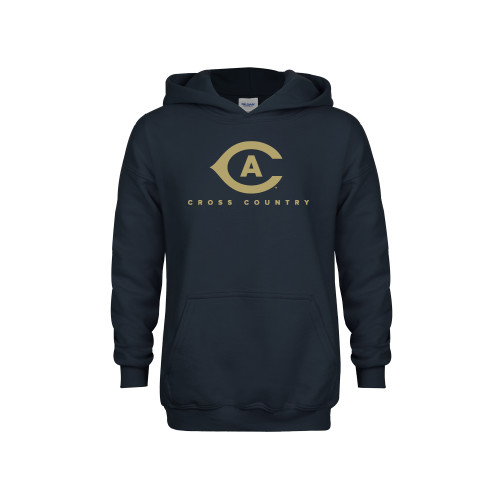  Youth Navy Fleece Hoodie - Cross Country