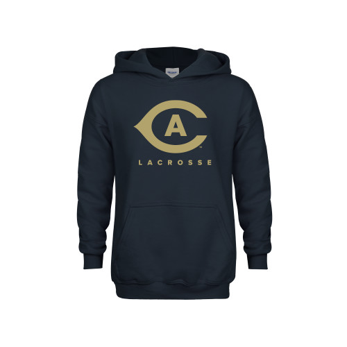  Youth Navy Fleece Hoodie - Lacrosse