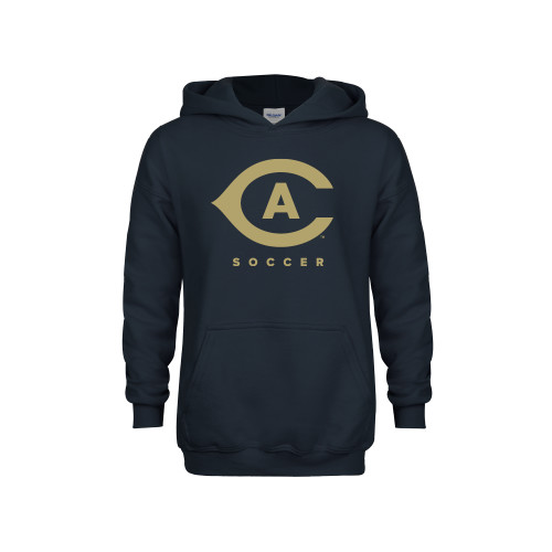  Youth Navy Fleece Hoodie - Soccer