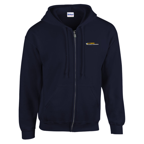  Navy Fleece Full Zip Hoodie - College of Engineering