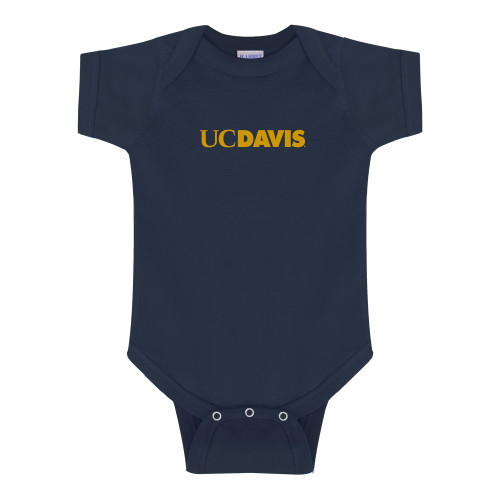  Navy Infant Onesie - UC DAVIS