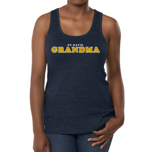  Fall Rush Ladies Navy Tank - UCD Grandma