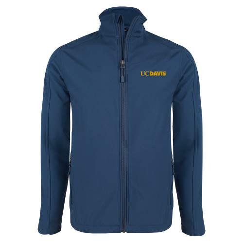 Navy Softshell Jacket - UC DAVIS