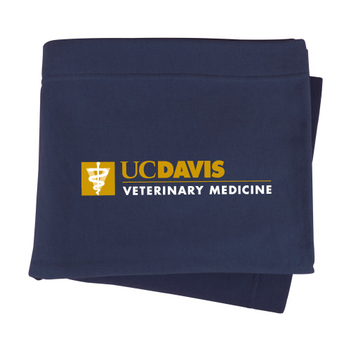  Navy Sweatshirt Blanket - Veterinary Medicine