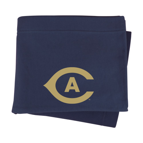  Navy Sweatshirt Blanket - Secondary Athletics Mark
