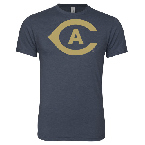  Next Level Navy Triblend Tee - Secondary Athletics Mark