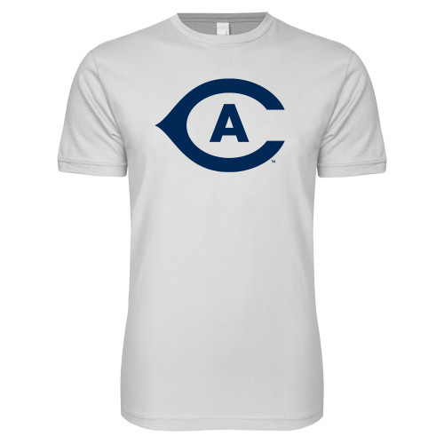  Next Level White SoftStyle T Shirt - Secondary Athletics Mark