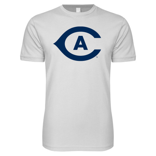  Next Level White SoftStyle T Shirt - Secondary Athletics Mark