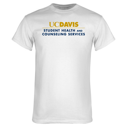  White T Shirt - UC Davis Student Health and Counseling Services