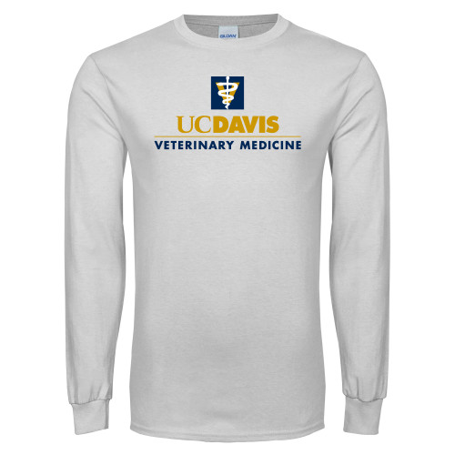  White Long Sleeve T Shirt - Veterinary Medicine