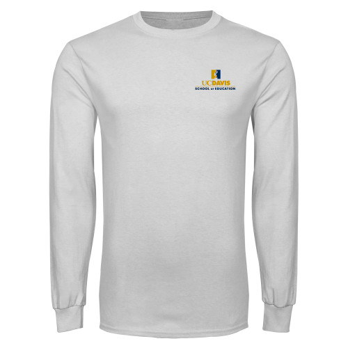  White Long Sleeve T Shirt - School of Education