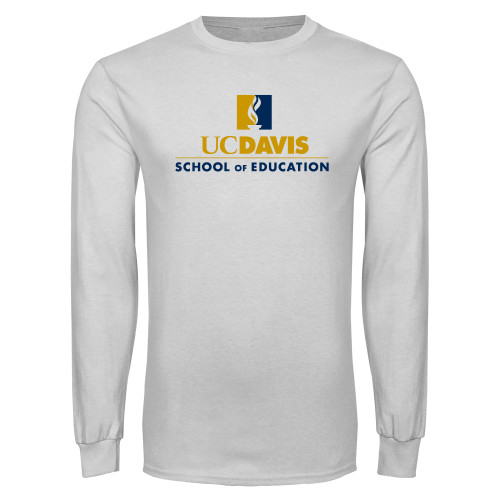  White Long Sleeve T Shirt - School of Education