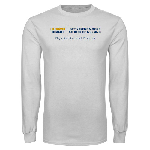 White Long Sleeve T Shirt - Physician Assistant Program - UCDH