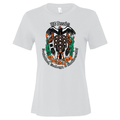  Bella + Canvas Womens White Relaxed Cotton T Shirt - UC Davis Evolution  Ecology and Biodiversity