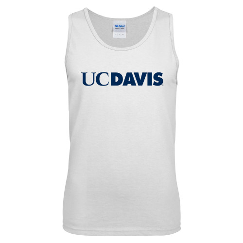  White Tank Top - UC DAVIS