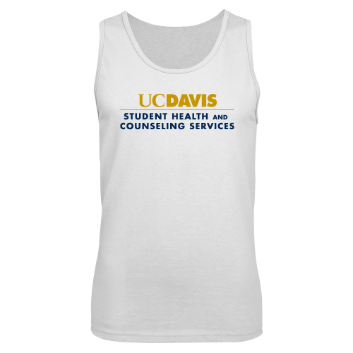  White Tank Top - UC Davis Student Health and Counseling Services Centered